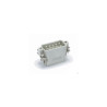 Insert HA, Raccordement à ressort, mâle, 10 pin, 16A, Polycarbonate, 10A 